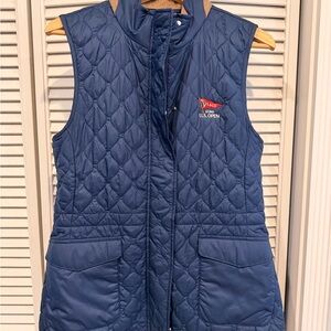 NWT Peter Millar Navy Quilted Vest